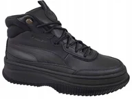 Buty sportowe damskie - Puma Mayra Buty Damskie Wysokie Platforma Czarne - miniaturka - grafika 1