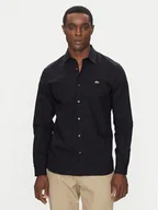 Koszule męskie - Lacoste Koszula CH5620 Granatowy Slim Fit - miniaturka - grafika 1