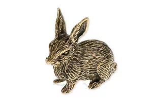 Figurka Zająca Szaraka Symbol Odrodzenia - Figurki dekoracyjne - miniaturka - grafika 1