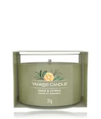 Świece - Yankee Candle Sage & Citrus Signature Single Filled Votive Świeca zapachowa 37 g - miniaturka - grafika 1
