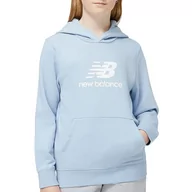 Bluzy sportowe damskie - Bluza New Balance YT31537LAY - niebieska - miniaturka - grafika 1