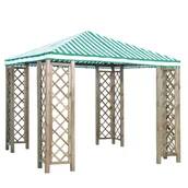 Altany ogrodowe - Altana ogrodowa grillowa 288x288 cm drewniana Sobex - miniaturka - grafika 1