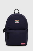 Plecaki - Superdry plecak damski kolor granatowy duży z aplikacją - miniaturka - grafika 1