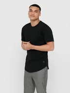 Koszulki męskie - ONLY & SONS Koszulka "Matt" w kolorze czarnym - miniaturka - grafika 1