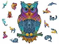 Puzzle - Puzzle-obraz dla dorosłych 3D Premium Sowa L idealne na prezent na Święta, Urodziny, Imieniny, 160 el. - miniaturka - grafika 1