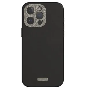 Moshi Napa MagSafe - Skórzane etui iPhone 15 Pro (Midnight Black) - Pozostałe akcesoria do telefonów - miniaturka - grafika 1