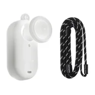 Akcesoria do kamer sportowych - Sunnylife Etui ze smyczą do Insta360 GO 3S (białe) - miniaturka - grafika 1