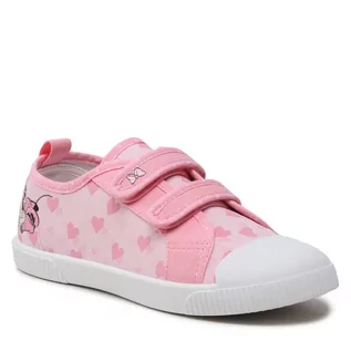 Buty dla dziewczynek - Trampki Mickey&Friends SS23_305DSTC Pink - grafika 1