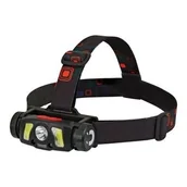 Latarki - Latarka czołowa akumulatorowa 1200mAh, 90+170Lm, czujnik ruchu, czas pracy do 5h, 5 trybów świecenia, zimna barwa światła - miniaturka - grafika 1