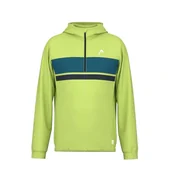 Bluzy damskie - HEAD Topspin bluza z kapturem Boys, lightlime/Teal - miniaturka - grafika 1