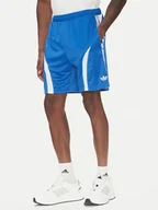 Spodenki męskie - adidas Szorty sportowe adicolor Teamgeist JP1123 Niebieski Regular Fit - miniaturka - grafika 1