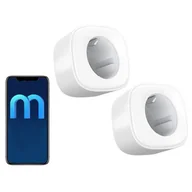Systemy inteligentnych domów - Inteligentne gniazdko MEROSS MSS210EU (HomeKit) (dwupak) - miniaturka - grafika 1