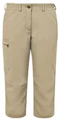 Spodnie damskie - VAUDE Spodnie damskie Farley Capri Pants Iv szary Muddy 38 - miniaturka - grafika 1