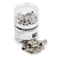 Kable - Wtyk F nakręcany Spacetronik TV-FT02S 100 szt. - miniaturka - grafika 1