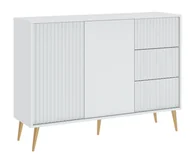 Inne meble do salonu - Komoda Barcelona 2D3S Biała - miniaturka - grafika 1