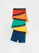 Skarpetki dla dzieci - Reserved - Bawełniane bokserki 5 pack - granatowy - miniaturka - grafika 1