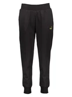 Spodnie sportowe damskie - Puma Spodnie dresowe "Essentials+" w kolorze czarnym - miniaturka - grafika 1