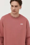Bluzy męskie - Vans bluza męska kolor różowy z aplikacją - miniaturka - grafika 1