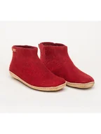 Kapcie damskie - kitz-pichler Bambosze "Magicfelt 730" w kolorze czerwonym - miniaturka - grafika 1