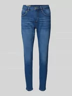 Spodnie damskie - Jeansy o kroju skinny fit z 5 kieszeniami model ‘Evita’ - miniaturka - grafika 1