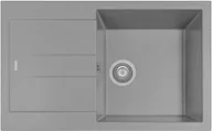 Zlewozmywaki - Akmens masės plautuvė Plados-Telma Amanda AM7810 72MQ Titano pilka spalva - miniaturka - grafika 1