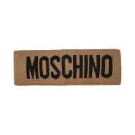 Czapki damskie - Moschino Opaska z dodatkiem wełny i kaszmiru - miniaturka - grafika 1