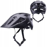 Kaski rowerowe - Hi-tec Kask Rowerowy Męski Z Regulacja Czarny Lekki Mtbunny 58-61cm L - miniaturka - grafika 1