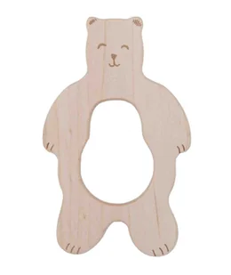 WOODEN STORY Drewniany Gryzak Miś - Gryzaki dla dzieci - miniaturka - grafika 1