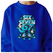 Bluzy dla dziewczynek - BLUZA DZIECIĘCA 67 SIX SEVEN KLOCKI VIRAL DLA CHŁOPCA DZIEWCZYNKI 104 - miniaturka - grafika 1