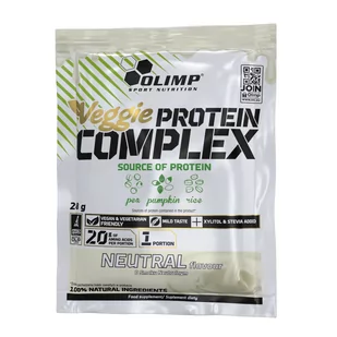 Olimp Veggie Protein Complex - 28 g-Neutral - Odżywki białkowe - miniaturka - grafika 1