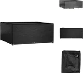 Pokrowce na meble ogrodowe - vidaXL Pokrowiec na meble ogrodowe 16 oczek kwadrat 300x300x75 cm - Pokrowce ochronne na meble ogrodowe - miniaturka - grafika 1