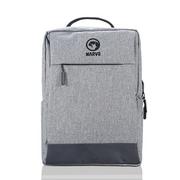 Plecaki - Plecak na notebook 15.6", BA-03, szary, nylon, port USB do ładowania, Marvo - miniaturka - grafika 1