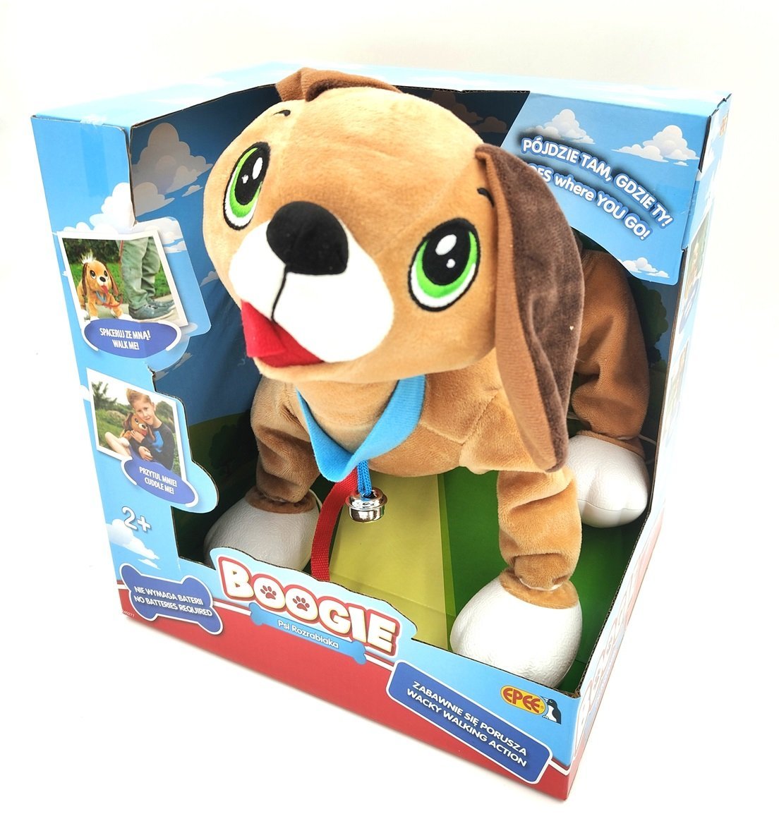 Boogie Szczeniaczek Chodzi na Spacer z Dzieckiem Robi Sztuczki