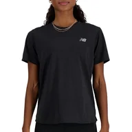 Koszulki sportowe damskie - Koszulka New Balance WT41253BKH - czarna - miniaturka - grafika 1