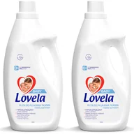 Środki do prania - Lovela Baby, Zestaw Płyn do Płukania dla Dzieci i Niemowląt 2 x 2L - miniaturka - grafika 1