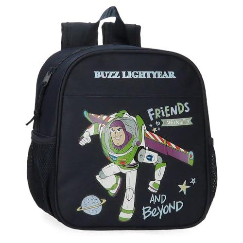 Joumma Disney Friends to Infinity and Beyond Plecak przedszkolny Czarny 21x25x10 cm 5,25 l Poliester, Czarny (Black), Talla única, plecak przedszkolny