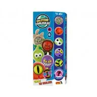 Figurki dla dzieci - Figurka Odlotowe Coolkulki -  6 kulek + 6 ubranek - totem box niebieski - miniaturka - grafika 1