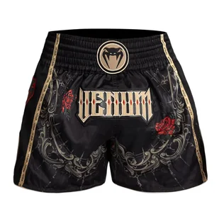 Spodenki treningowe męskie Venum Santa Muerte 5.0 Muay Thai Shorts - Kimona, stroje i obuwie - miniaturka - grafika 1