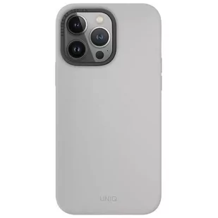 Etui UNIQ Lino Hue do iPhone 15 Pro Max 6.7" Magclick Charging jasnoszary/chalk grey - Etui i futerały do telefonów Etui UNIQ Lino Hue do iPhone 15 Pro Max 6.7" Magclick Charging jasnoszary/chalk grey - Etui i futerały do telefonów - miniaturka - grafika 3