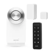 Systemy inteligentnych domów - Zestaw NUKI (Smart Lock 3.0 Pro + Keypad + Door Sensor) - miniaturka - grafika 1