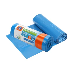 Worki do segregacji odpadów papier 120 l 10 sztuk Eco Bags - Worki na śmieci - miniaturka - grafika 1