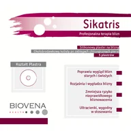 Apteczki i materiały opatrunkowe - Biovena Health SIKATRIS okołobrodawkowy kolisty silikonowy plaster (5 szt.) - miniaturka - grafika 1