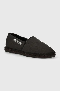 Karl Lagerfeld espadryle KAMINO kolor czarny KL70119 - Espadryle męskie - miniaturka - grafika 1