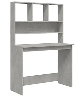 Elior Biurko z półkami nad blatem betonowa szarość Z2-N98 - Biurka Elior Biurko z półkami nad blatem betonowa szarość Z2-N98 - Biurka - miniaturka - grafika 1