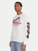 Koszulki męskie - DC Longsleeve Slathletic EDYZT04357 Biały Heritage Fit - miniaturka - grafika 1