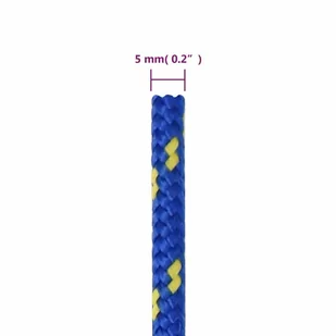 Linka żeglarska, niebieska, 5 mm, 250 m, polipropylen - Żeglarstwo - miniaturka - grafika 7