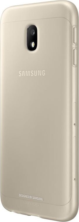 Samsung Etui Jelly Cover do Samsung Galaxy J3 2017, złoty EF-AJ330TFEGWW