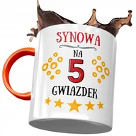 Kubki - Kubek Pomarańczowy Dla Synowej Żony Syna Prezent z Nadrukiem ze Zdjęciem + Opakowanie na prezent (wzór 01) - miniaturka - grafika 1