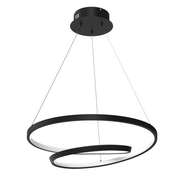 Lampy sufitowe - Lampa wisząca LUCERO BLACK 48W LED ML7948-Milagro - miniaturka - grafika 1