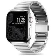 Akcesoria do smartwatchy - Pasek TECH-PROTECT Steelband o Apple Watch 4/5/6/7/8/9/SE/Ultra (42/44/45/49mm) Srebrny - miniaturka - grafika 1